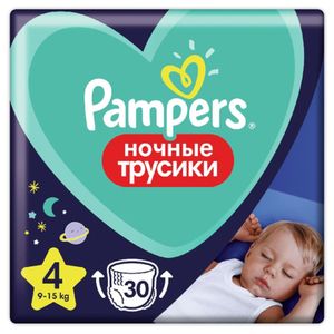 Трусики ночные Pampers 4 9-15 кг 30 шт/упак