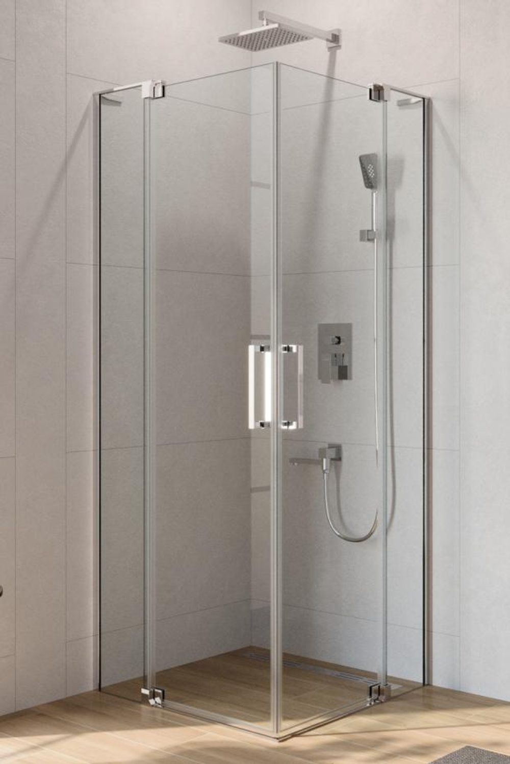 Душевой уголок Cezares SLIDER-AH-2-70/80-80/90-C-Cr