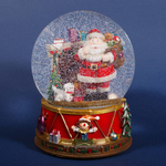 Шар со снегом внутри "Большой Санта"