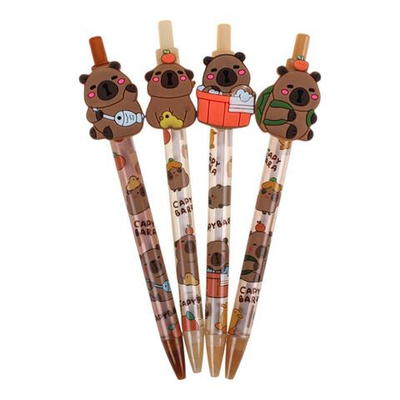 Карандаш механический "Капибара" 0,5мм, с игрушкой, 3 вида микс