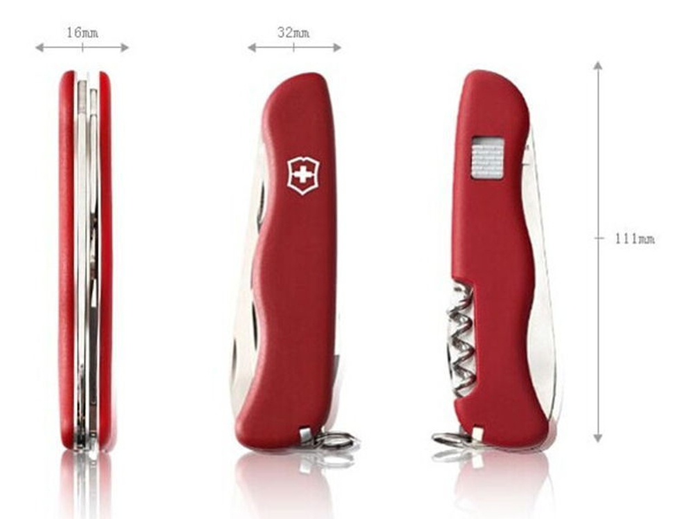 Нож Victorinox Picknicker красный, 0.8853