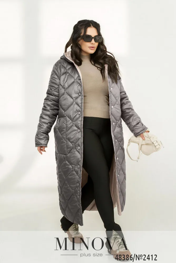 Куртка 2412-серый Minova