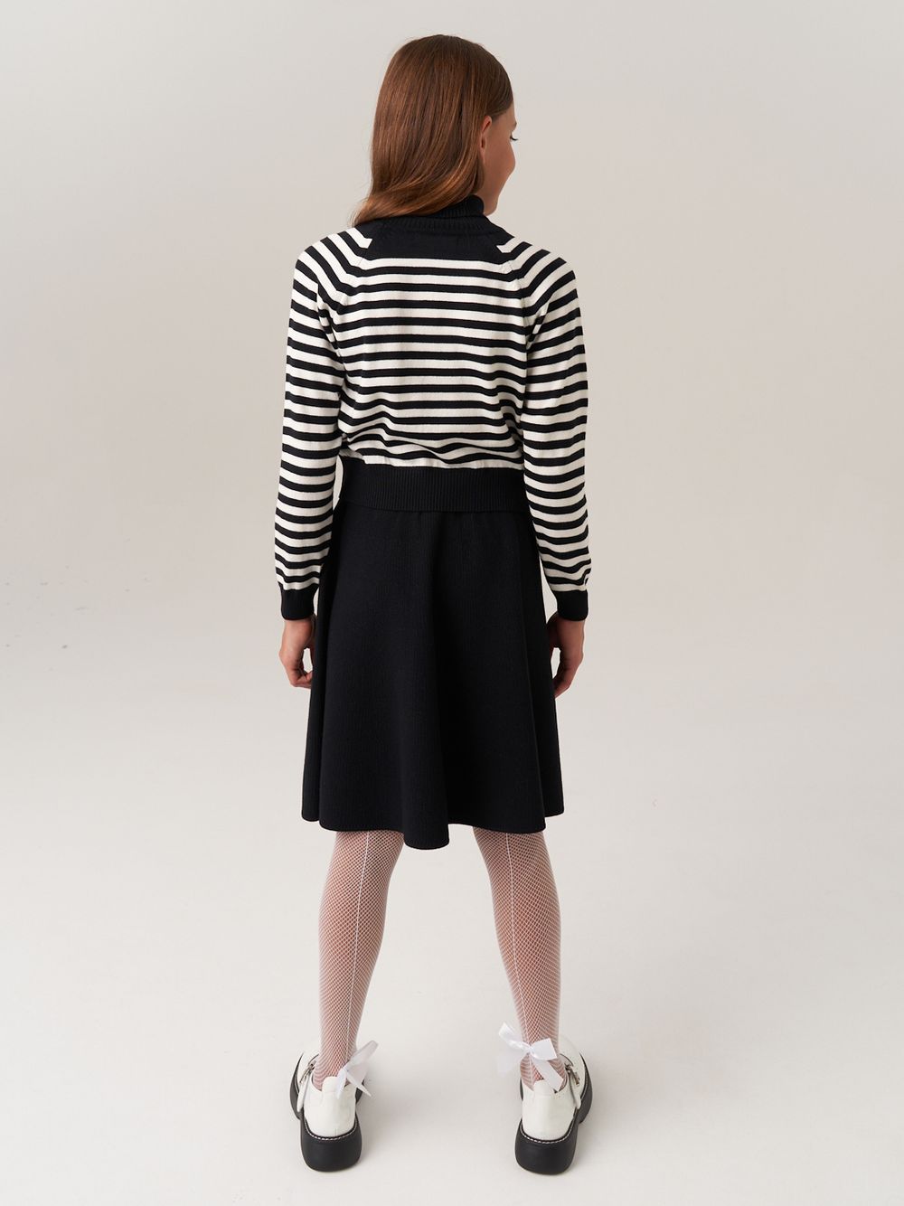 Юбка для девочки в школу AT814 черный