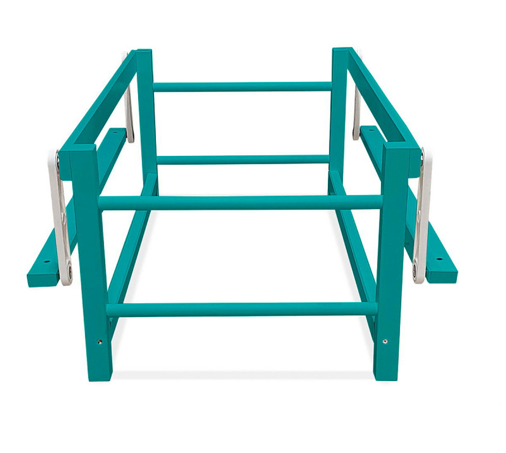 Кроватка детская Lillaland Lilla Aria с маятником Ocean Blue