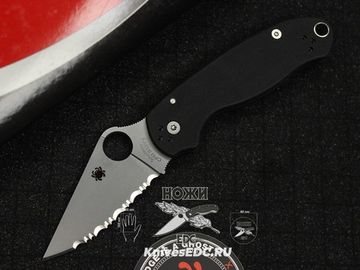 Складной нож Spyderco Para 3 223GS c клинком из стали CPM-S45VN, рукоять G10