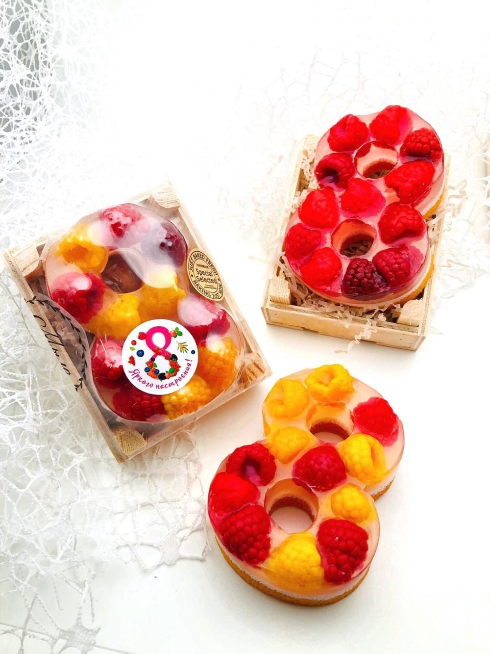 “Ягодная восьмерка» в ящичке