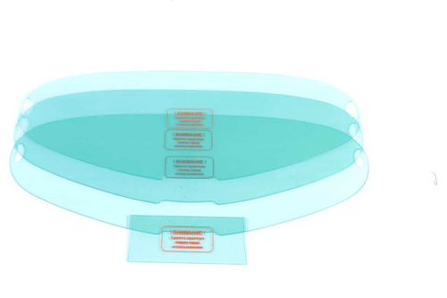 Комплект защитных стекол для маски WH 400E, 4 шт (3-343x140 мм, 1-104x47 мм) блистер PATRIOT 880101902