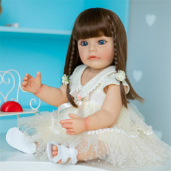 Кукла Реборн виниловая 55см в пакете (FA-038)