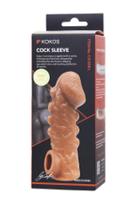 Насадка Kokos с дополнительной стимуляцией телесная 17,6 см