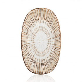 Блюдо овальное 19 cм, фарфор,серия "Legna", By Bone