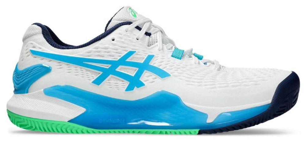 Мужские кроссовки теннисные Asics Gel-Resolution 9 Clay - белый