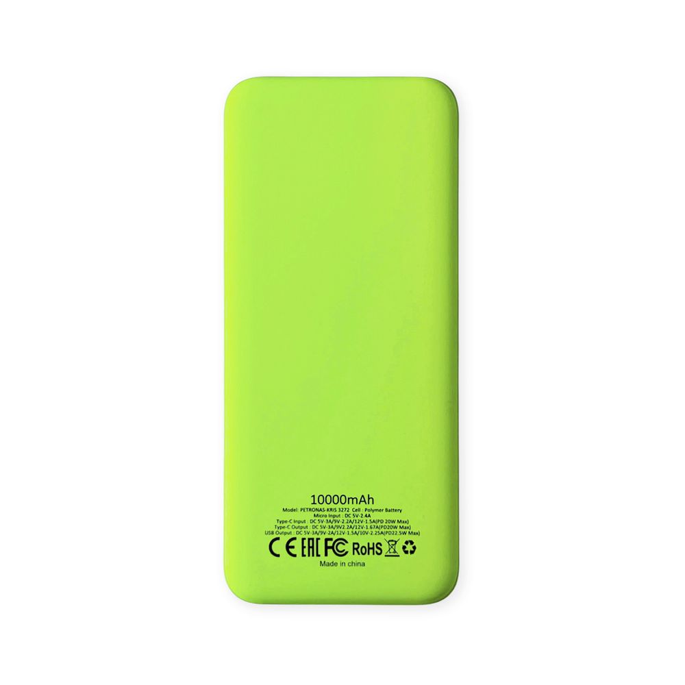 Внешний аккумулятор Kris soft touch, 10000mAh