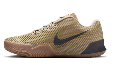 Мужские кроссовки теннисные Nike Zoom Vapor 11 Clay Premium - sanddrift/metallic gold/thunder blue