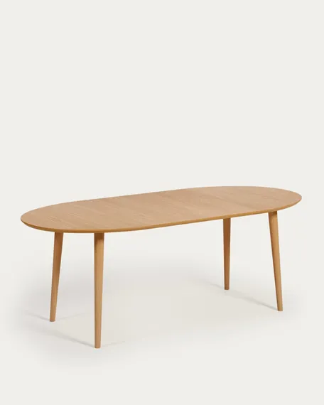 Стол Oakland раздвижной, 120-200х90 см, шпон дуба