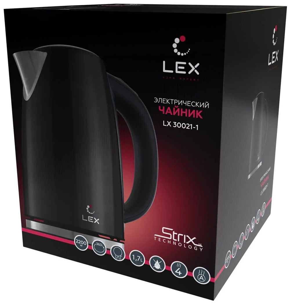 Электрочайник LEX LX 30021-1 (y)