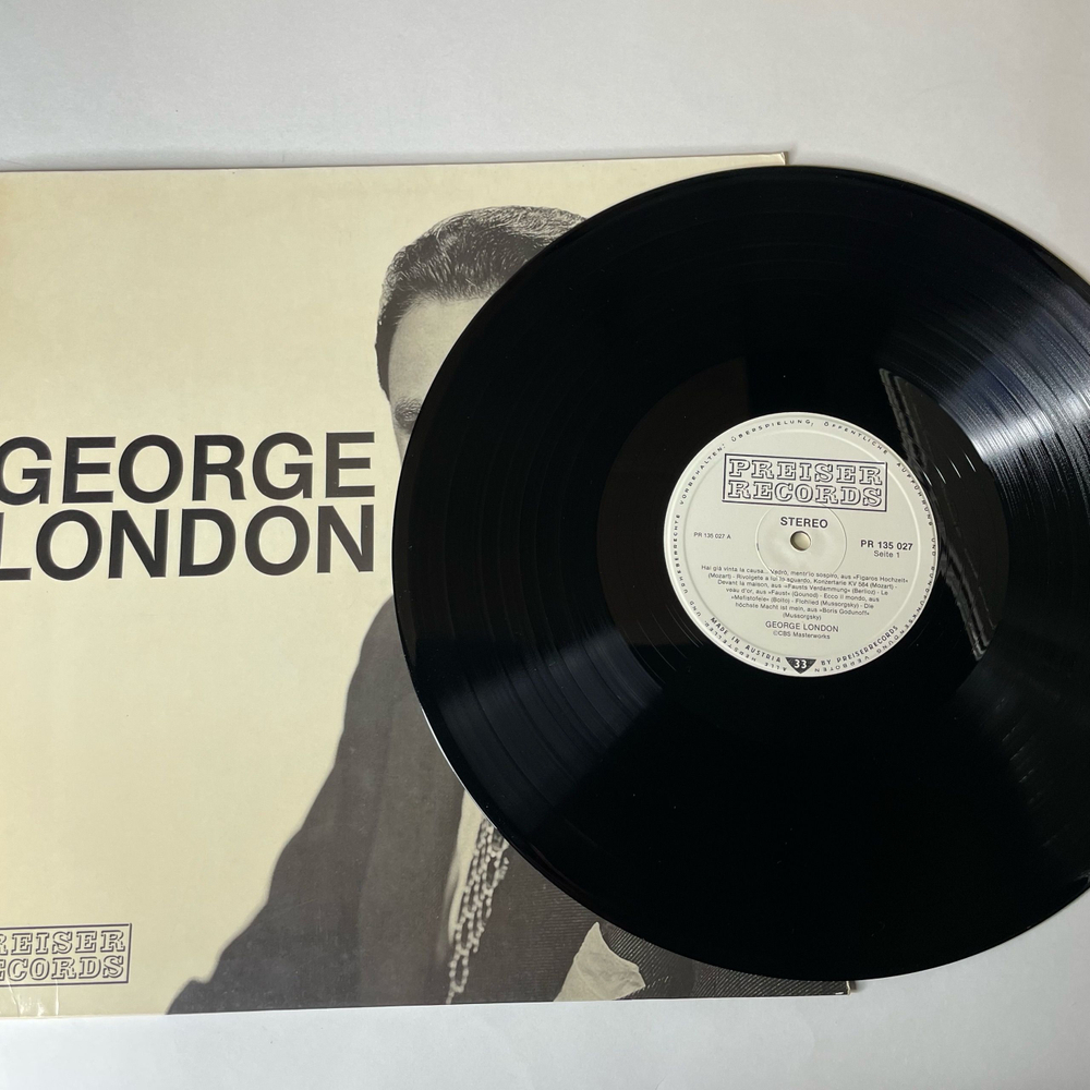 Винтажная виниловая пластинка LP George London (Австрия 1971)