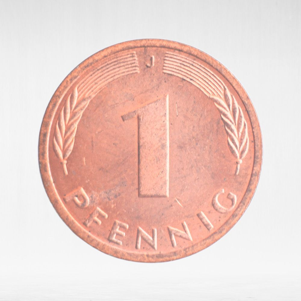 Germany, 1 Pfennig, 1996, (Hamburg Mint - "J"), XF