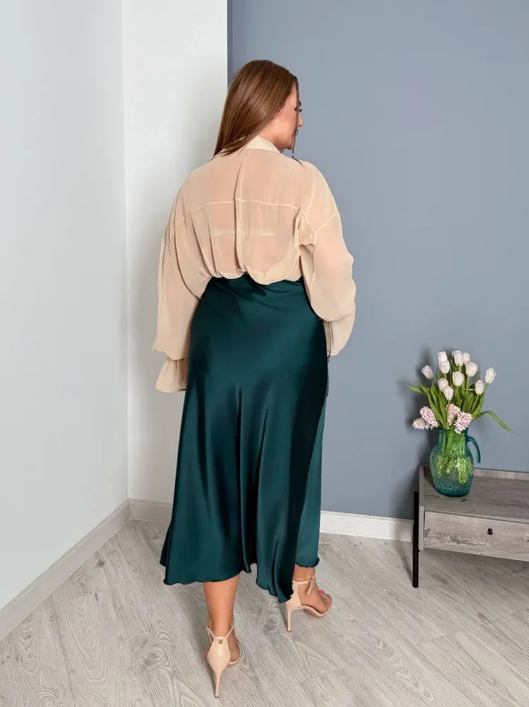 Юбка шелковая УК-160 Фабрика Моды