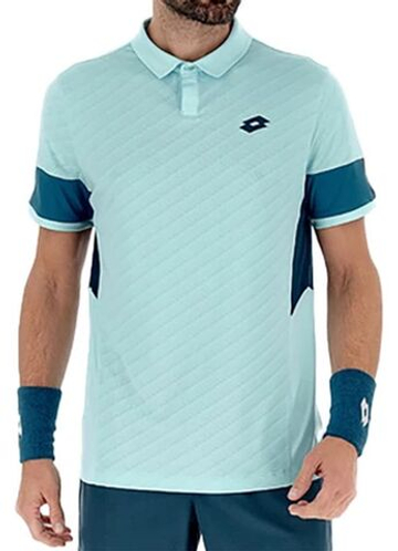 Мужское теннисное поло Lotto Tech и D1 Polo - Мятный