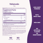 Natrol, жевательная добавка с мелатонином, со вкусом клубники, 5 мг, 90 жевательных таблеток