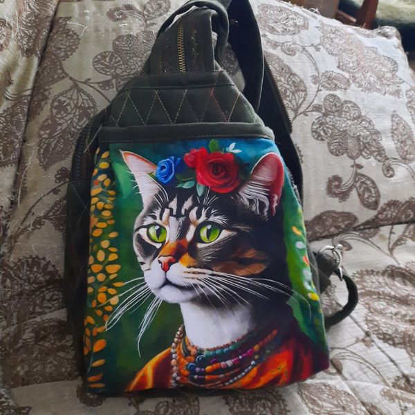 КОТЫ И КОШКИ, купон из 8 картинок, 100% хлопок 5