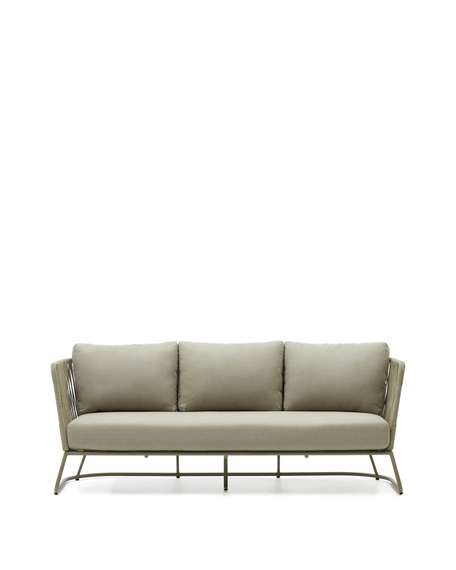 Saconca 3-местный садовый диван бежевый