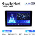 Teyes CC2 Plus 9" для Газель Next 2013-2021