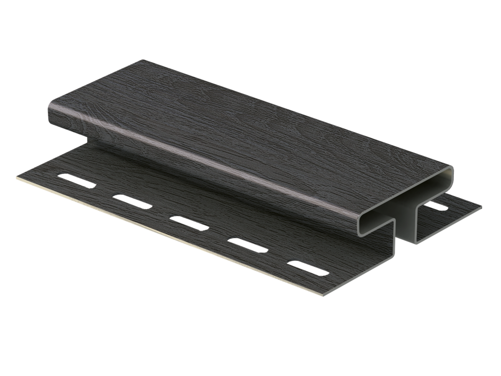 Н-планка Ю-Пласт Timberblock Угольный 3050мм