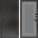 Дверь с терморазрывом Входная Бункер BN-10 Тепло Плюс АМСТРОД Серый софт рельеф,