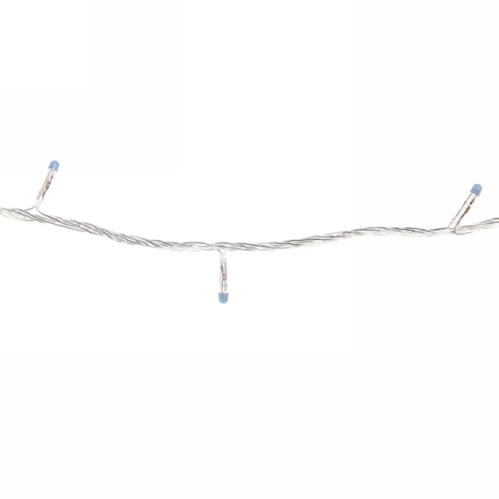 Гирлянда для дома «Bright light» 9,5м 100 ламп LED прозрач.пров.,8 реж, IP-20, Синий (возможность соединения)