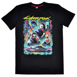 Футболка подростковая "Сyberpunk 2077 / Киберпанк 2077"