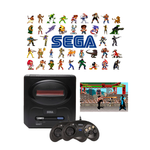 Игровая консоль, портативная игровая приставка "SEGA Mega Drive 2" с геймпадом, 252 игр, 16-bit