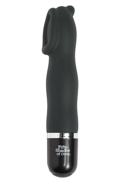 Черный мини-вибратор для клитора Sweet Touch - 13,9 см. (Цвет: черный)