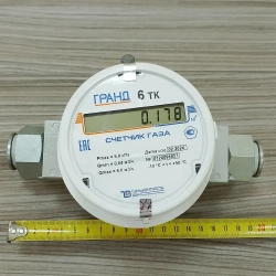 Счетчик газа Гранд 6 ТК 1" дюйм (Ду 32), 193 мм