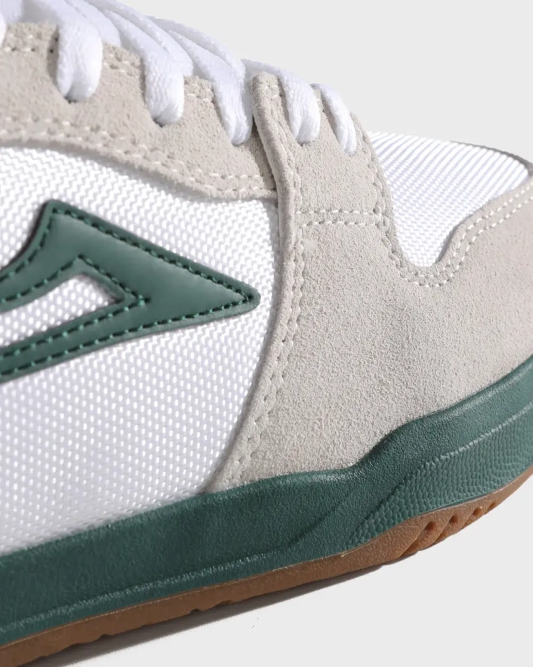 Кеды Lakai Telford Elite: White Suede Cordura Spruce (Q4-25)