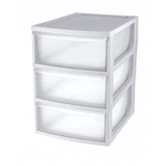 ОРГАНАЙЗЕР, ФОРМАТ А5, 3 ЯЩИКА, 195х264 ММ (Светло-серый)