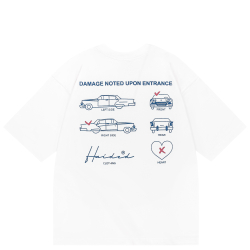 Футболка Haided DAMAGE RLXD HW TEE white