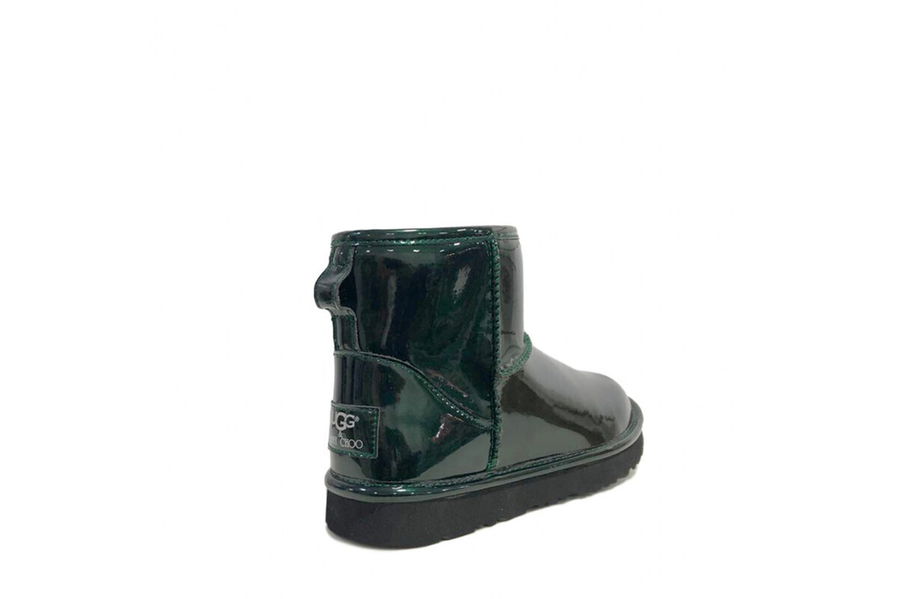 UGG Jimmy Choo Mini Patent II Emerald
