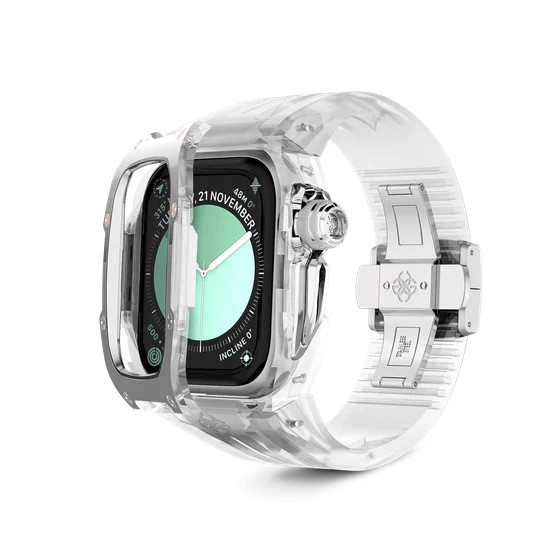 Корпус для Apple Watch - RSTRIII45 - CRYSTAL STEEL