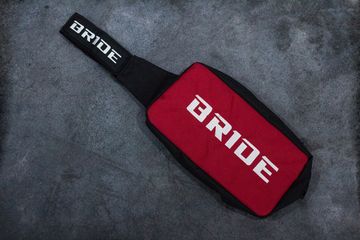 JDM сумка на пояс Bride с чёрным ремнём Bride