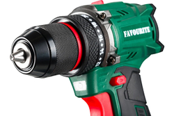 Дрель-шуруповёрт аккумуляторный FAVOURITE DC NB21 , 2 Ач, 50 Hm, бесщёточный, блокировка шпинделя, подсветка