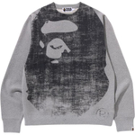 A Bathing Ape Bathing Ape Faded Printed Sweater