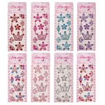 Наклейки-стразы Alingar, акриловые, "Корона", корона, цветы, пакет с европодвесом