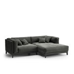 3-х местный нераскладной диван с кушеткой Case 901/908