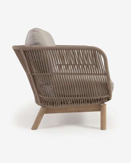 Уличное кресло Catalina, бежевый корд, массив акации