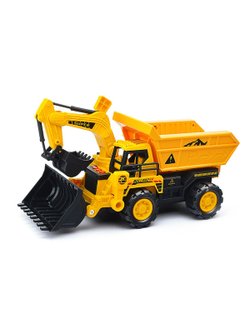 Игровой набор Машинка Катапульта Экскаватор Грейдер (660-S98)