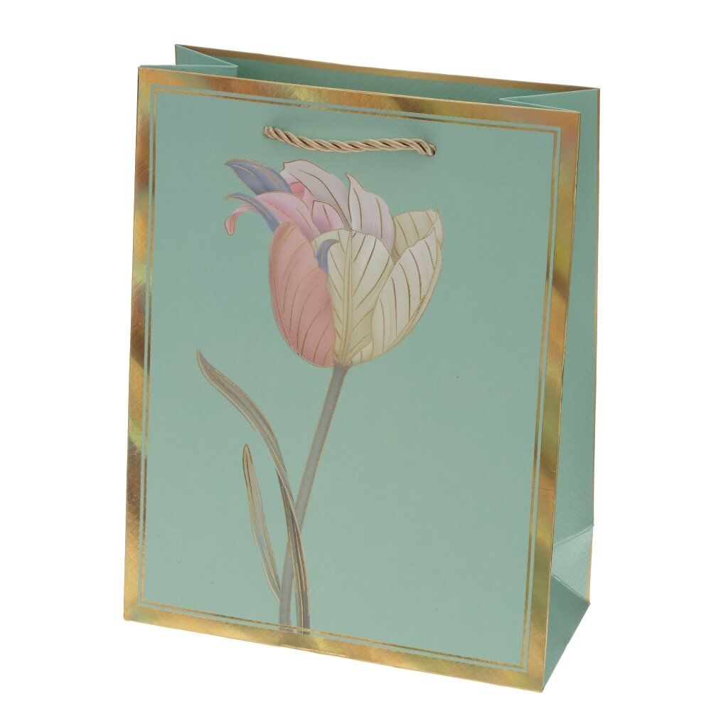 GAEM Пакет подарочный (бумага 210г/м2, блок микс 12шт), L18 W8 H23 см, 4в.