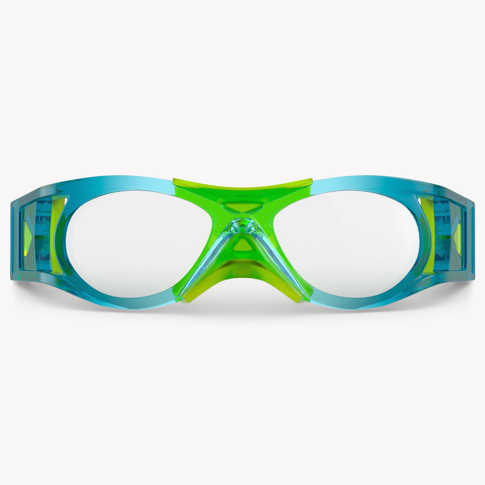 Спортивные очки с диоптриями детские Siols / Indoor Kids / Crystal Blue Neon / Small 6-10 лет