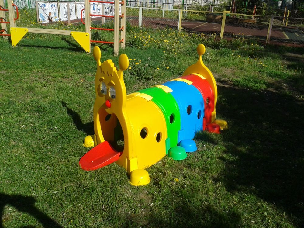 Тоннель Капризун Гусеница ZK002-2 разноцветная