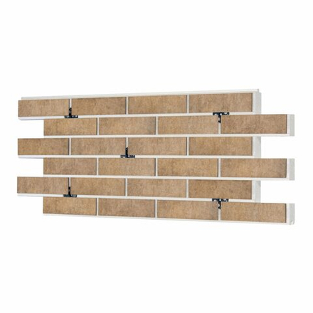 Клинкерная термопанель ППС Beryoza Ceramica Akita Бежевый 1020х455 мм